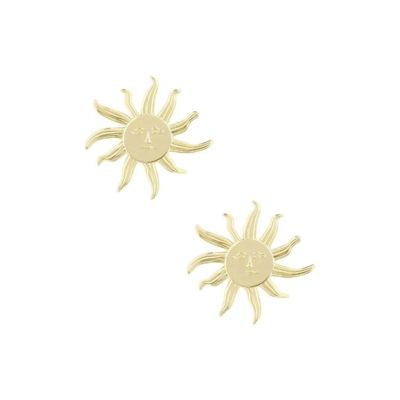 NWT Rowen Rose Gold Sunburst Earrings - Picture 2 of 12